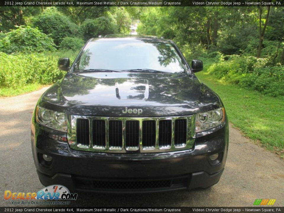 2012 Jeep Grand Cherokee Laredo 4x4 Maximum Steel Metallic / Dark Graystone/Medium Graystone Photo #8