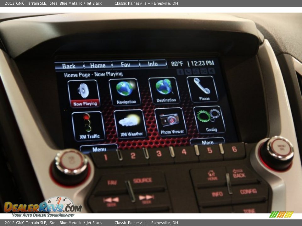 2012 GMC Terrain SLE Steel Blue Metallic / Jet Black Photo #9