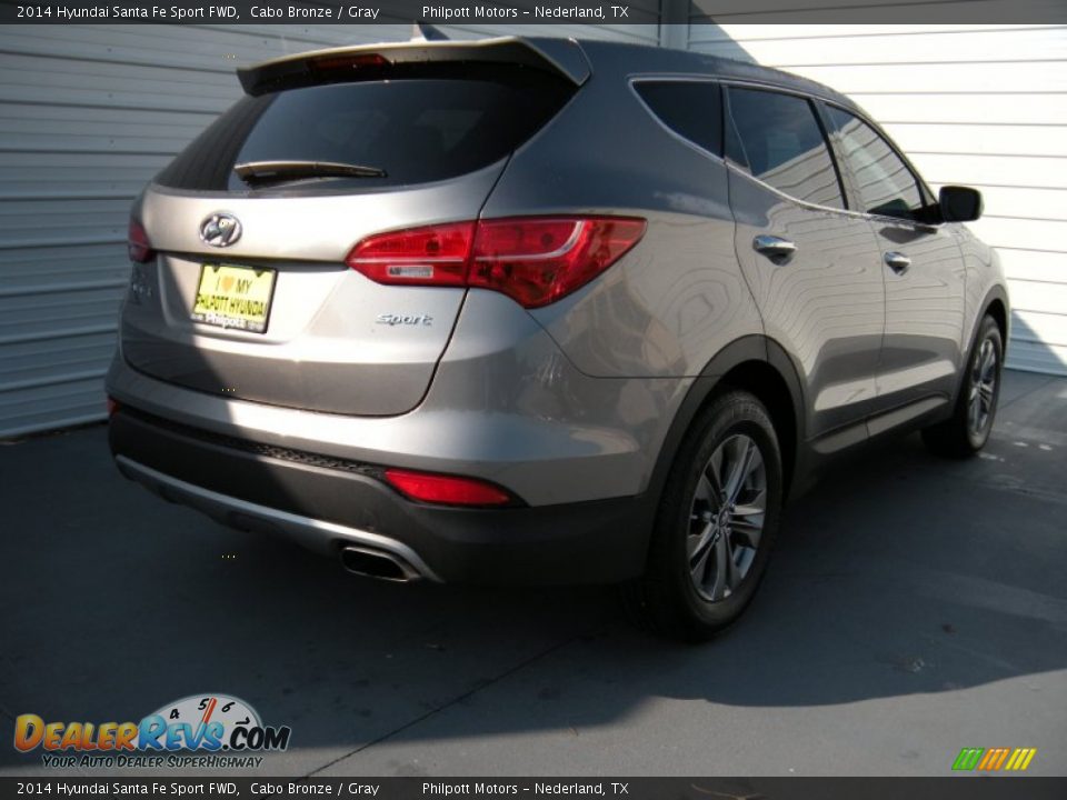 2014 Hyundai Santa Fe Sport FWD Cabo Bronze / Gray Photo #4