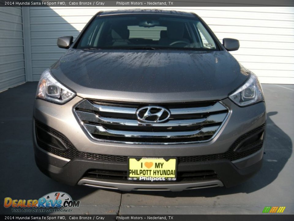 2014 Hyundai Santa Fe Sport FWD Cabo Bronze / Gray Photo #8
