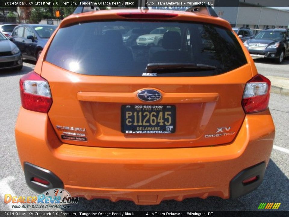 2014 Subaru XV Crosstrek 2.0i Premium Tangerine Orange Pearl / Black Photo #5