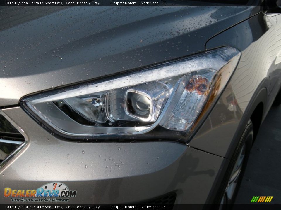 2014 Hyundai Santa Fe Sport FWD Cabo Bronze / Gray Photo #9