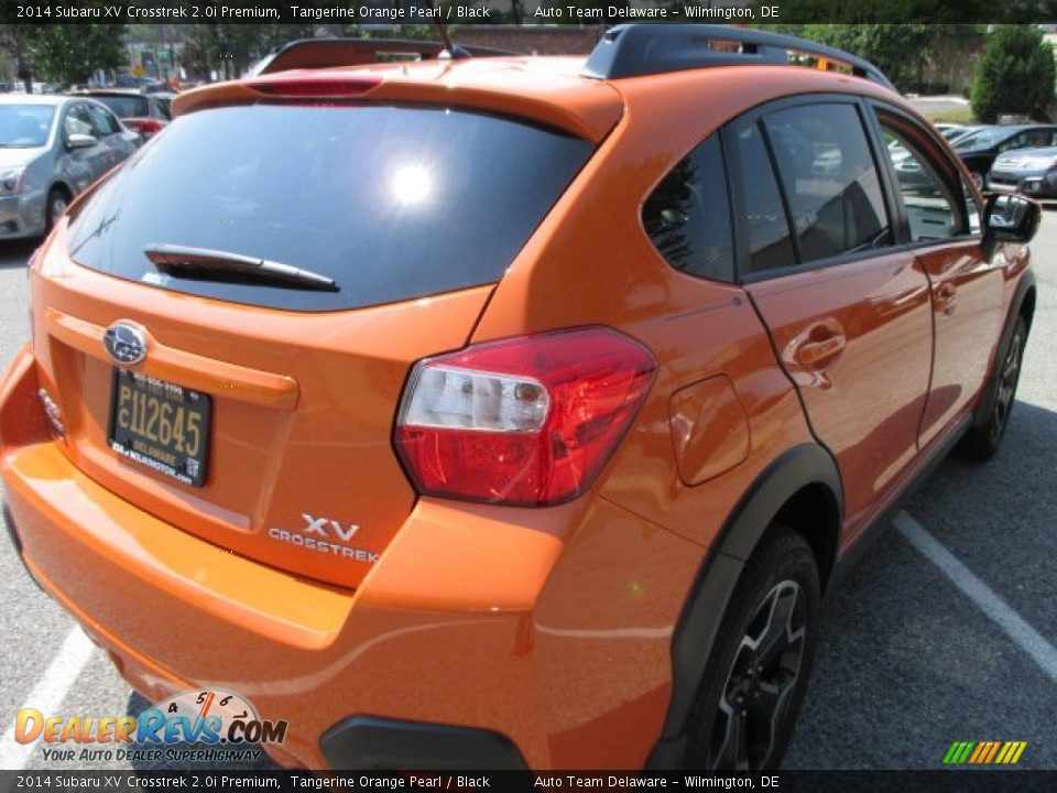 2014 Subaru XV Crosstrek 2.0i Premium Tangerine Orange Pearl / Black Photo #6