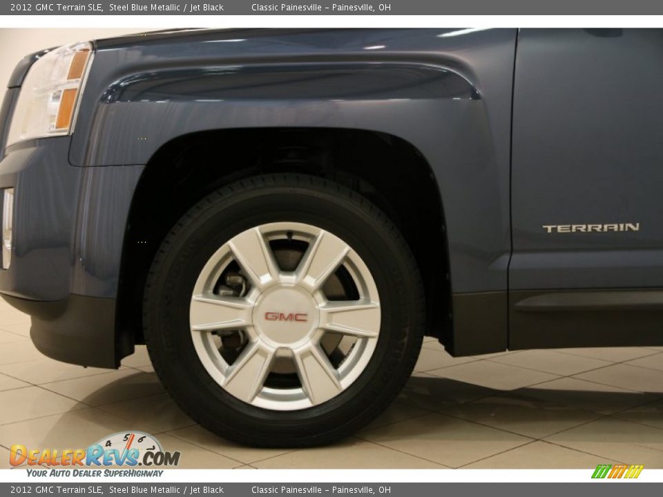 2012 GMC Terrain SLE Steel Blue Metallic / Jet Black Photo #17