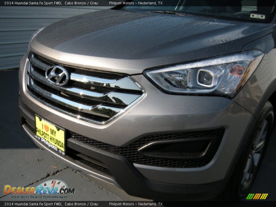 2014 Hyundai Santa Fe Sport FWD Cabo Bronze / Gray Photo #10
