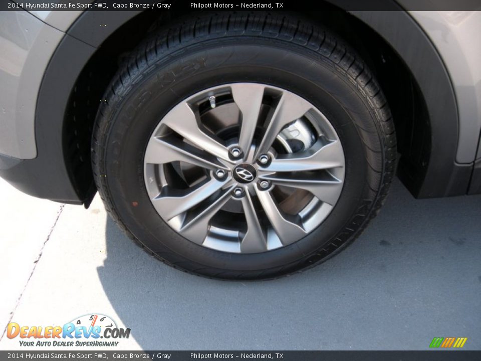 2014 Hyundai Santa Fe Sport FWD Cabo Bronze / Gray Photo #11