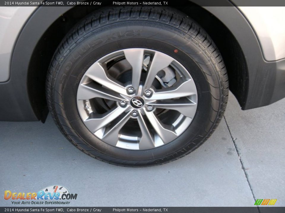 2014 Hyundai Santa Fe Sport FWD Cabo Bronze / Gray Photo #12
