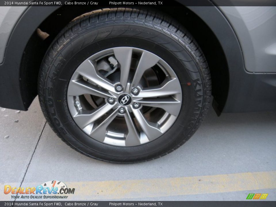 2014 Hyundai Santa Fe Sport FWD Cabo Bronze / Gray Photo #13