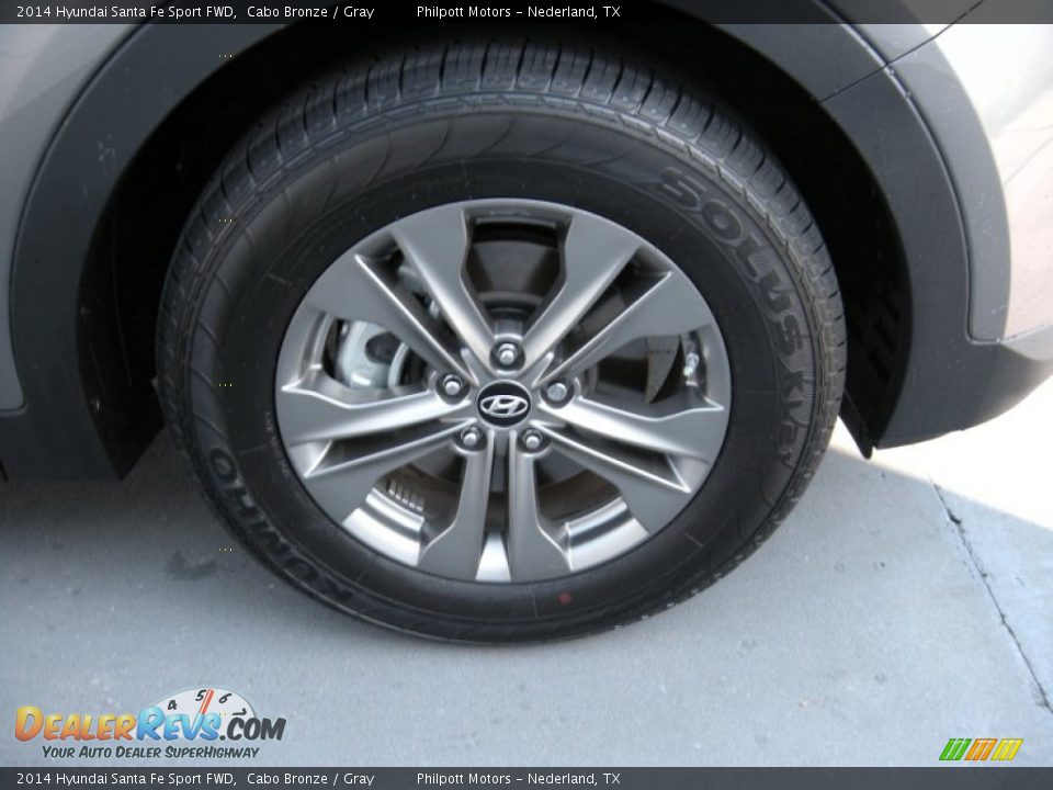 2014 Hyundai Santa Fe Sport FWD Cabo Bronze / Gray Photo #14