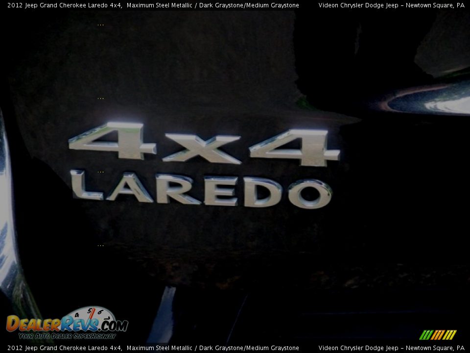 2012 Jeep Grand Cherokee Laredo 4x4 Maximum Steel Metallic / Dark Graystone/Medium Graystone Photo #22