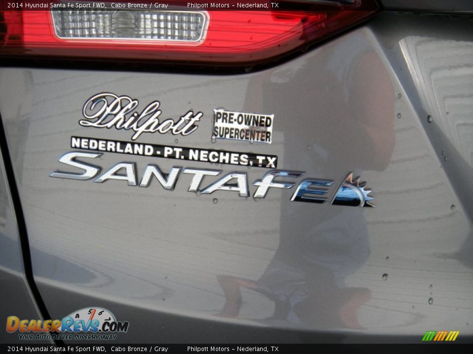2014 Hyundai Santa Fe Sport FWD Cabo Bronze / Gray Photo #18