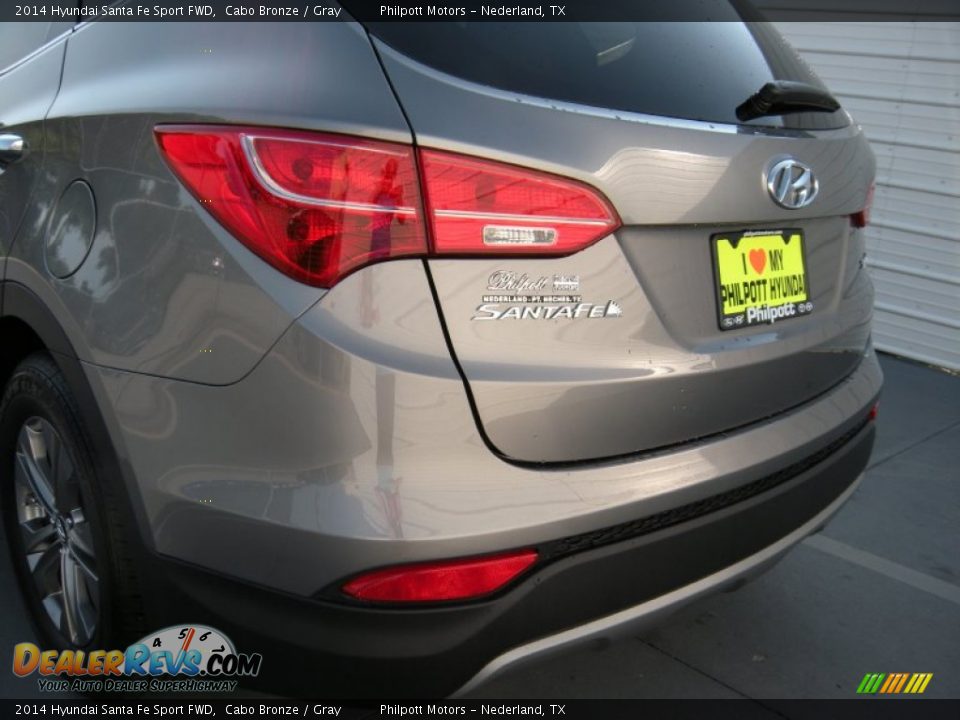 2014 Hyundai Santa Fe Sport FWD Cabo Bronze / Gray Photo #19