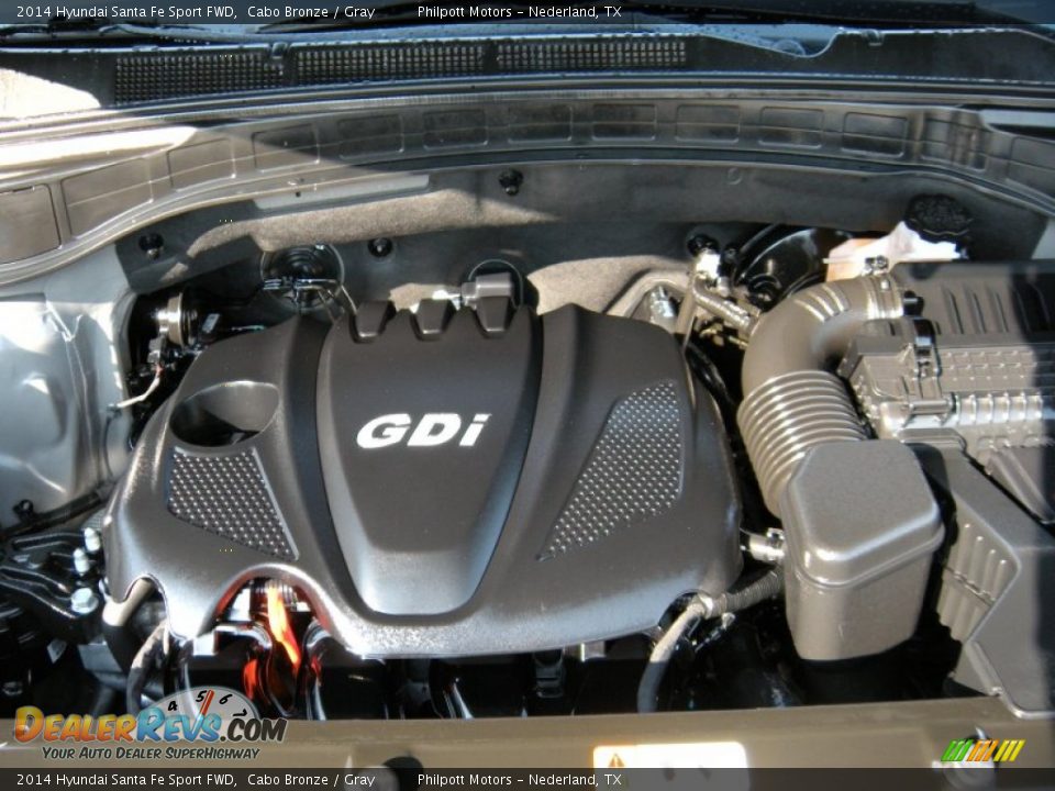 2014 Hyundai Santa Fe Sport FWD Cabo Bronze / Gray Photo #20