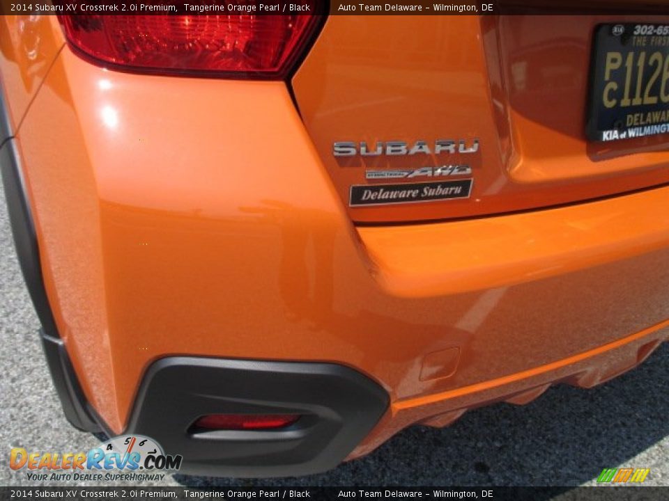 2014 Subaru XV Crosstrek 2.0i Premium Tangerine Orange Pearl / Black Photo #24