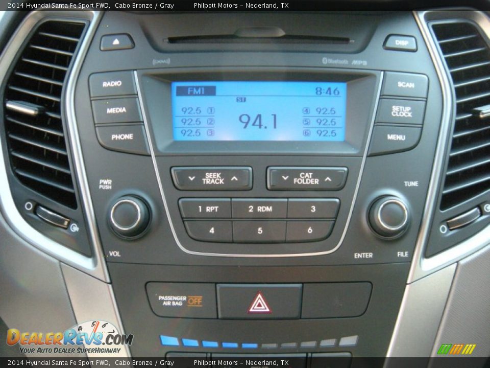 2014 Hyundai Santa Fe Sport FWD Cabo Bronze / Gray Photo #35