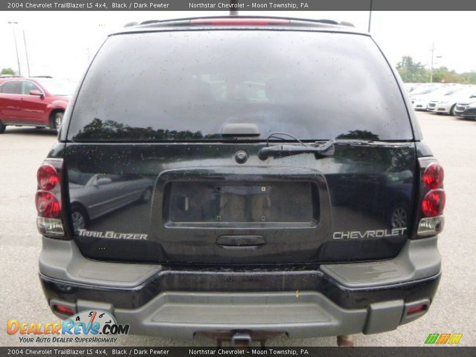 2004 Chevrolet TrailBlazer LS 4x4 Black / Dark Pewter Photo #3