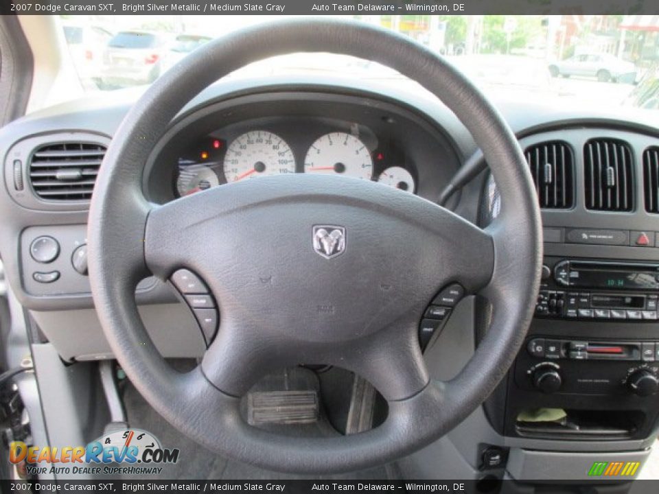 2007 Dodge Caravan SXT Steering Wheel Photo #12