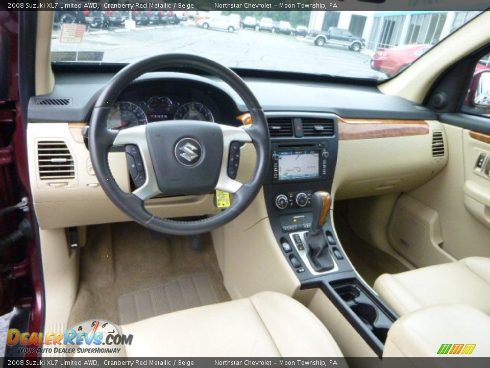 Beige Interior - 2008 Suzuki XL7 Limited AWD Photo #12