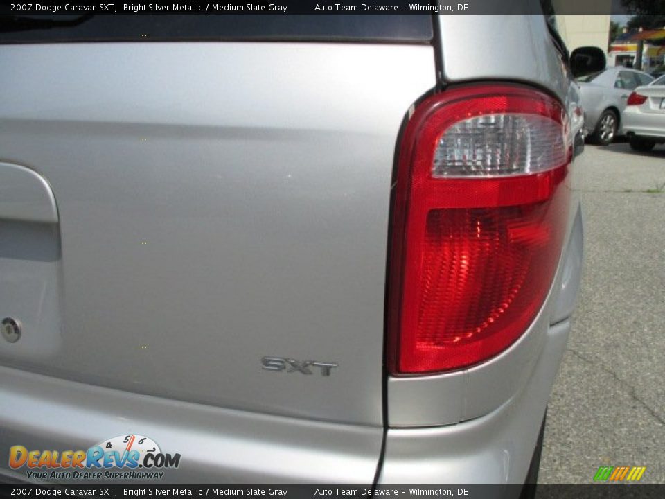 2007 Dodge Caravan SXT Bright Silver Metallic / Medium Slate Gray Photo #27