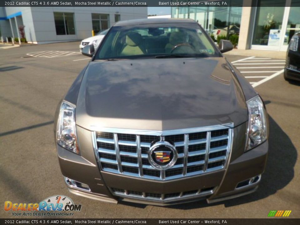 2012 Cadillac CTS 4 3.6 AWD Sedan Mocha Steel Metallic / Cashmere/Cocoa Photo #2