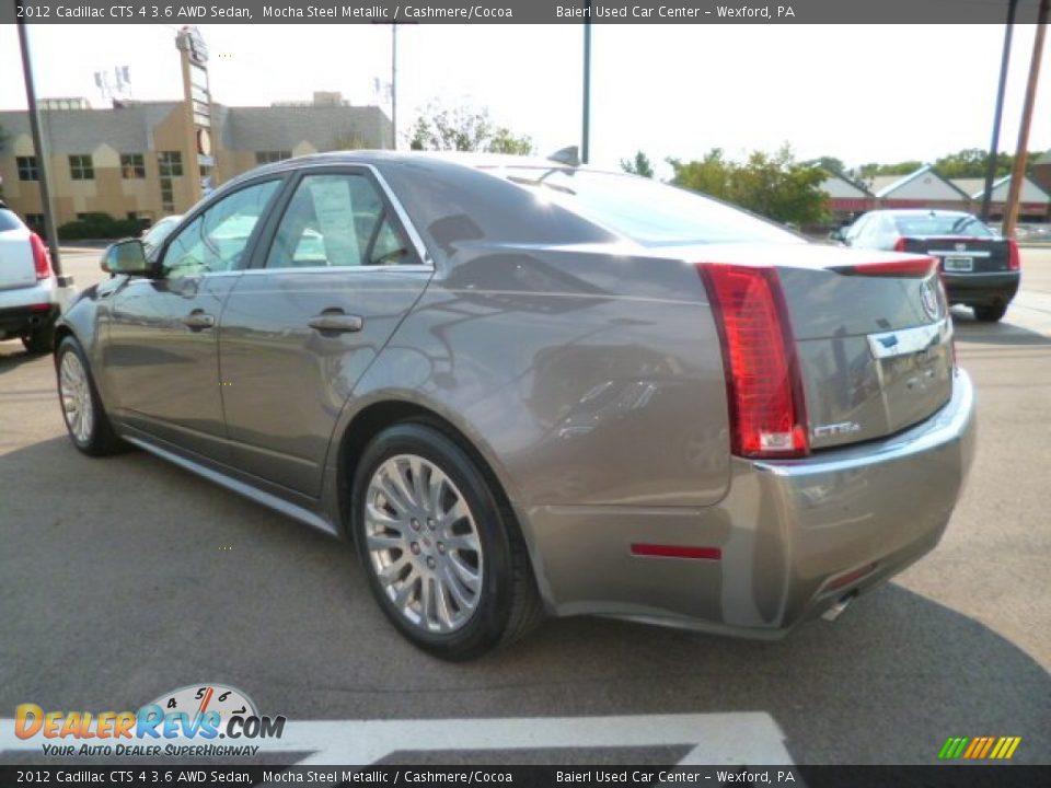 2012 Cadillac CTS 4 3.6 AWD Sedan Mocha Steel Metallic / Cashmere/Cocoa Photo #4