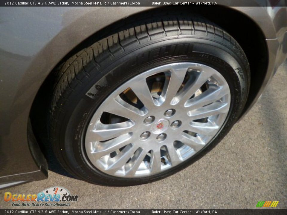 2012 Cadillac CTS 4 3.6 AWD Sedan Mocha Steel Metallic / Cashmere/Cocoa Photo #8