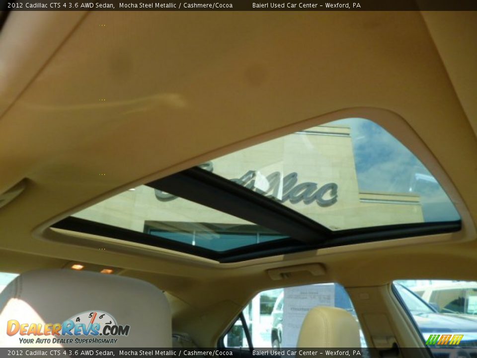 2012 Cadillac CTS 4 3.6 AWD Sedan Mocha Steel Metallic / Cashmere/Cocoa Photo #10