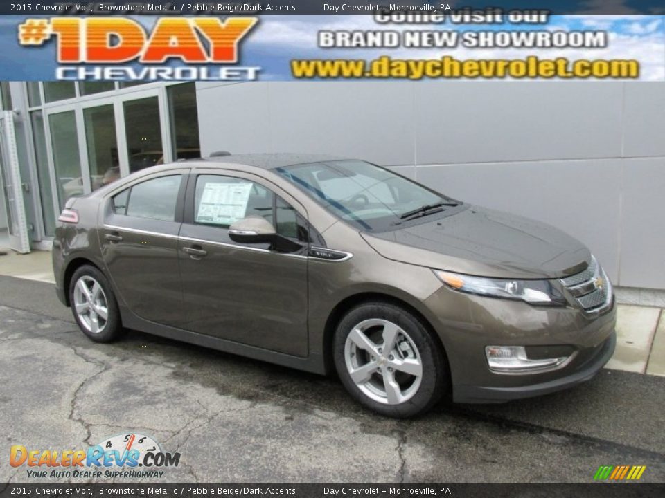 2015 Chevrolet Volt Brownstone Metallic / Pebble Beige/Dark Accents Photo #1