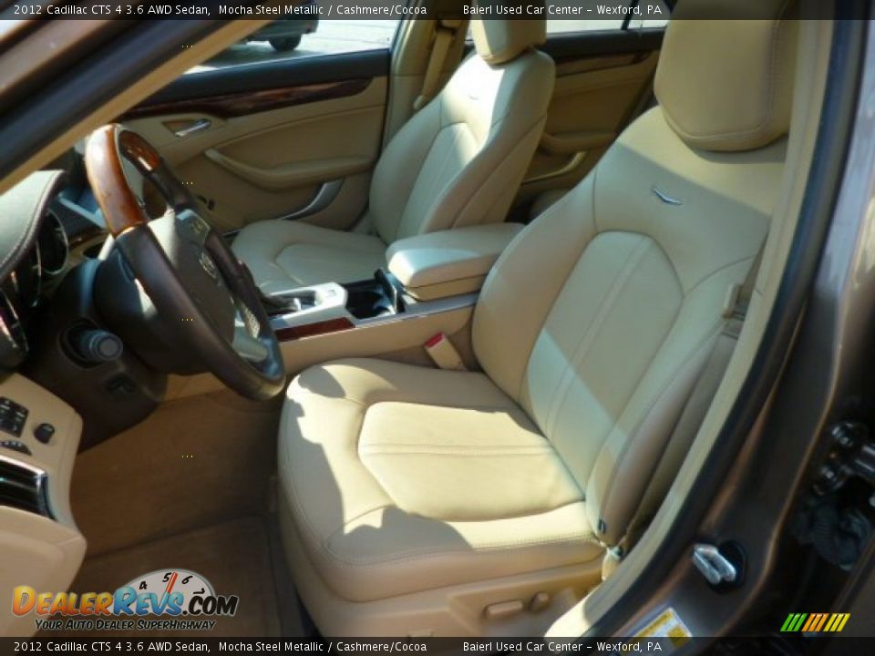 2012 Cadillac CTS 4 3.6 AWD Sedan Mocha Steel Metallic / Cashmere/Cocoa Photo #14
