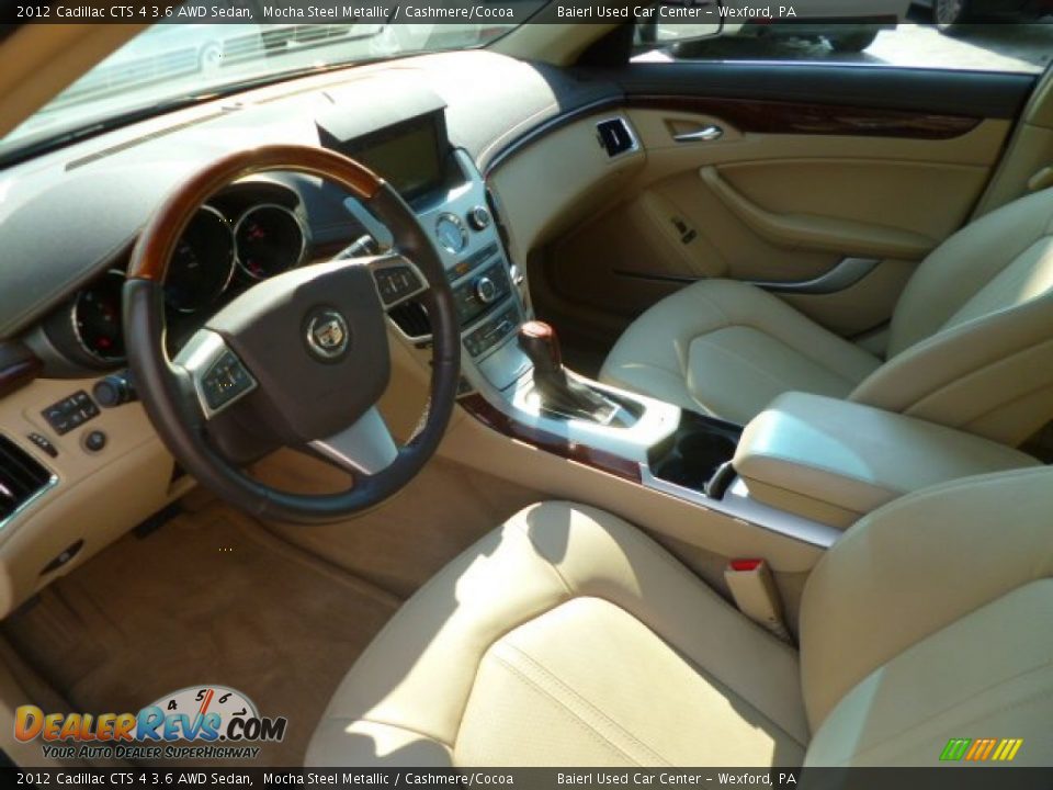2012 Cadillac CTS 4 3.6 AWD Sedan Mocha Steel Metallic / Cashmere/Cocoa Photo #15