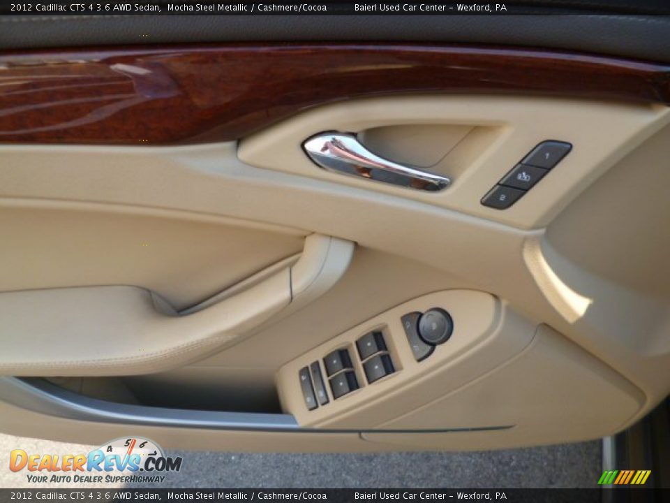 2012 Cadillac CTS 4 3.6 AWD Sedan Mocha Steel Metallic / Cashmere/Cocoa Photo #16