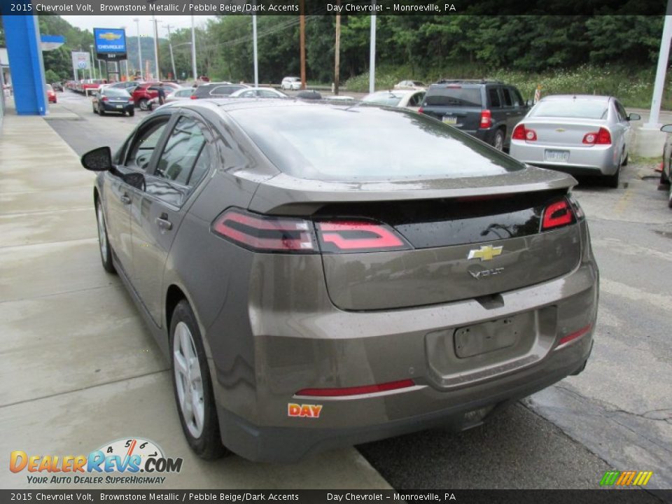 2015 Chevrolet Volt Brownstone Metallic / Pebble Beige/Dark Accents Photo #6