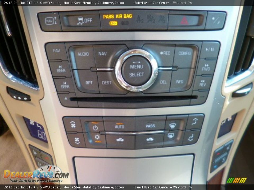 2012 Cadillac CTS 4 3.6 AWD Sedan Mocha Steel Metallic / Cashmere/Cocoa Photo #19
