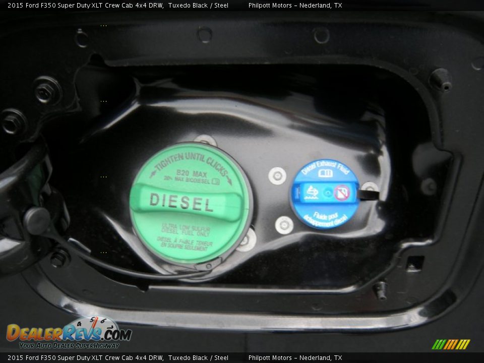 2015 Ford F350 Super Duty XLT Crew Cab 4x4 DRW Tuxedo Black / Steel Photo #17