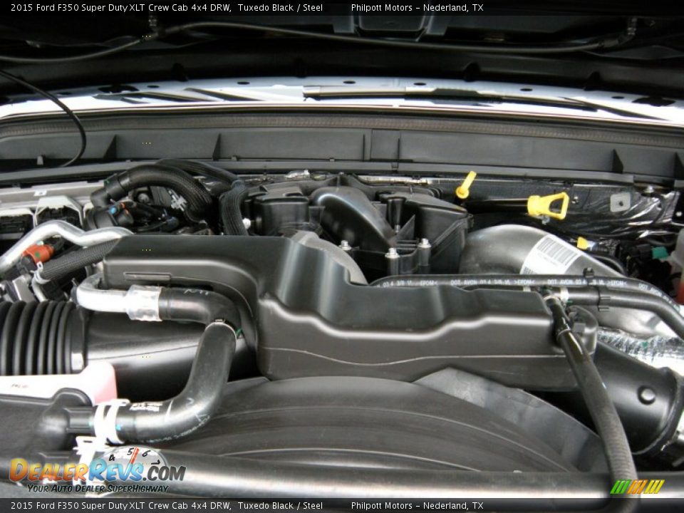 2015 Ford F350 Super Duty XLT Crew Cab 4x4 DRW Tuxedo Black / Steel Photo #19