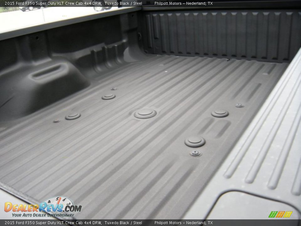 2015 Ford F350 Super Duty XLT Crew Cab 4x4 DRW Tuxedo Black / Steel Photo #21