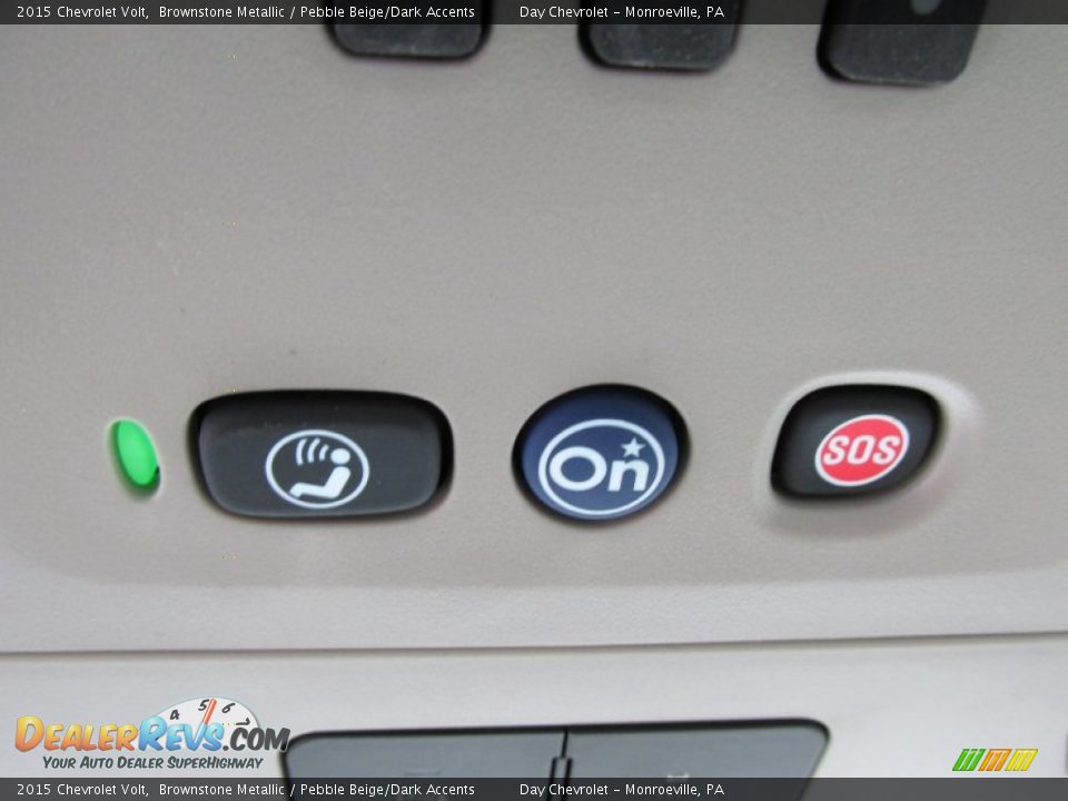 2015 Chevrolet Volt Brownstone Metallic / Pebble Beige/Dark Accents Photo #16