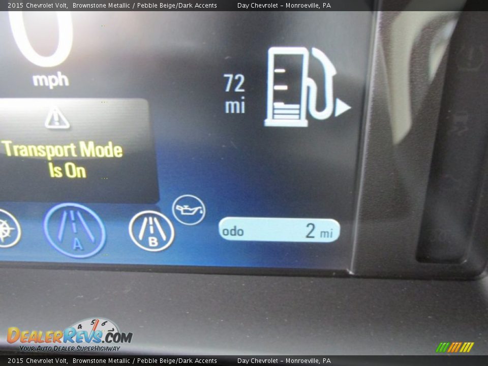 2015 Chevrolet Volt Brownstone Metallic / Pebble Beige/Dark Accents Photo #20