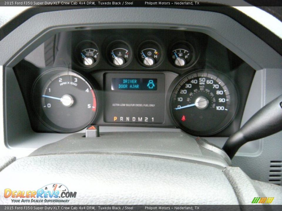 2015 Ford F350 Super Duty XLT Crew Cab 4x4 DRW Gauges Photo #35