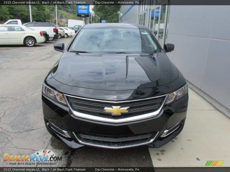 2015 Chevrolet Impala LS Black / Jet Black/Dark Titanium Photo #8