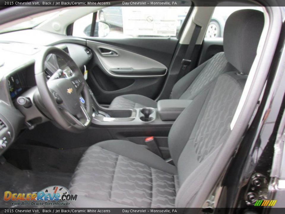 Jet Black/Ceramic White Accents Interior - 2015 Chevrolet Volt  Photo #11