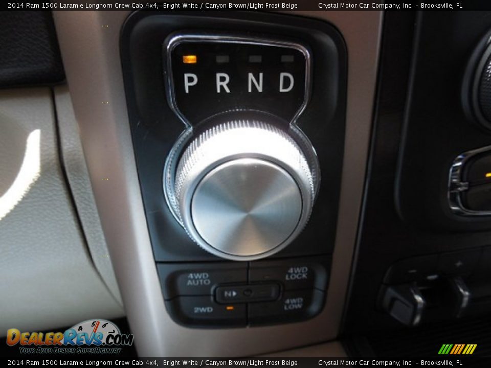2014 Ram 1500 Laramie Longhorn Crew Cab 4x4 Bright White / Canyon Brown/Light Frost Beige Photo #21