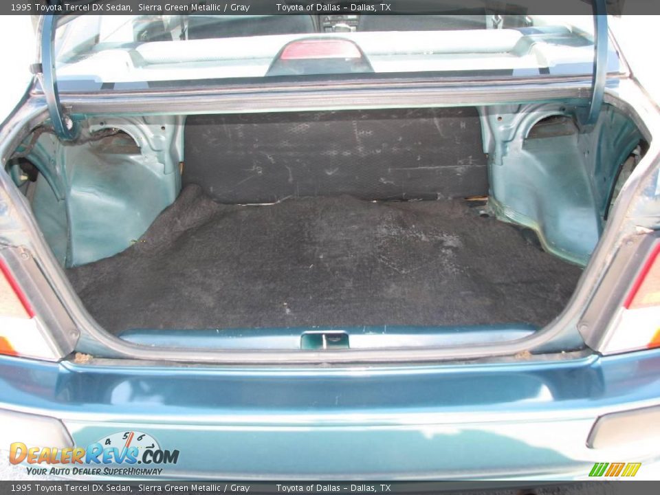 1995 Toyota Tercel DX Sedan Sierra Green Metallic / Gray Photo #7
