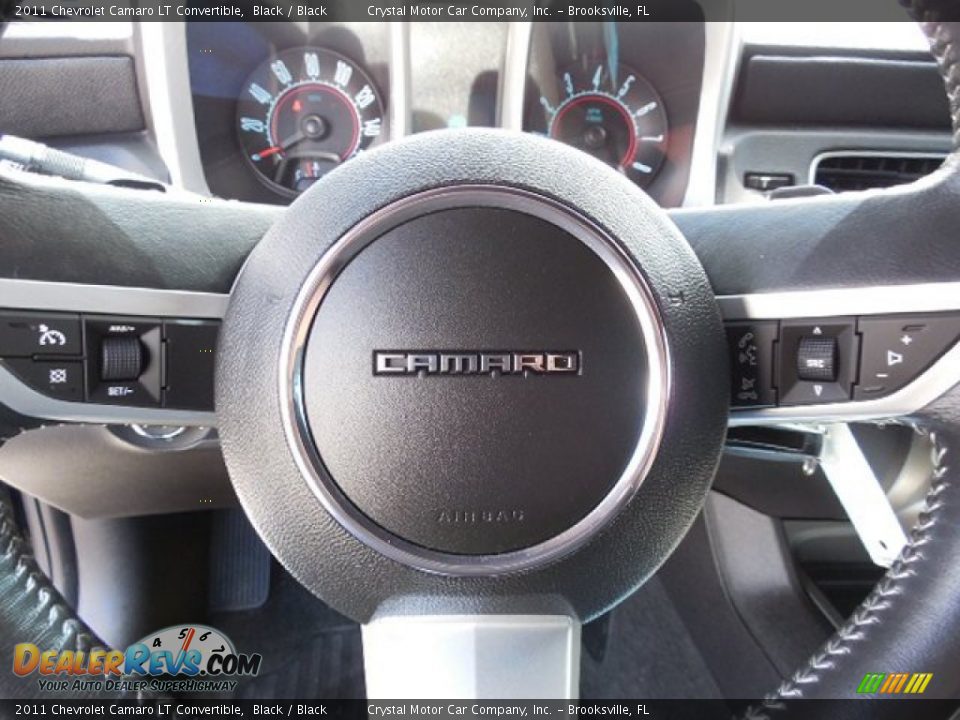 2011 Chevrolet Camaro LT Convertible Black / Black Photo #21