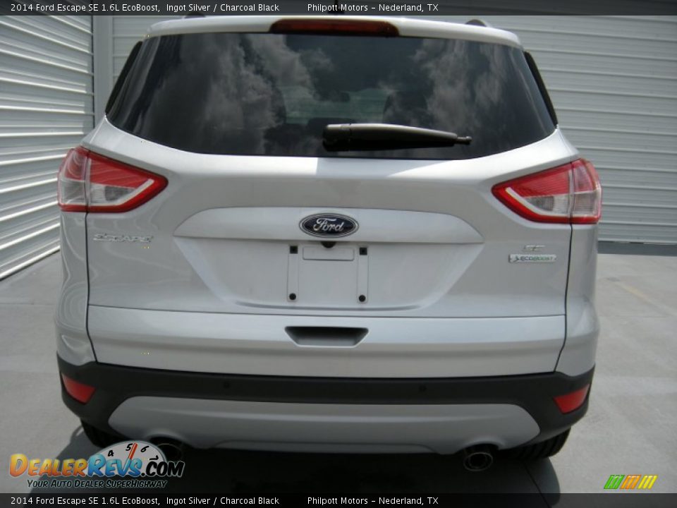 2014 Ford Escape SE 1.6L EcoBoost Ingot Silver / Charcoal Black Photo #5
