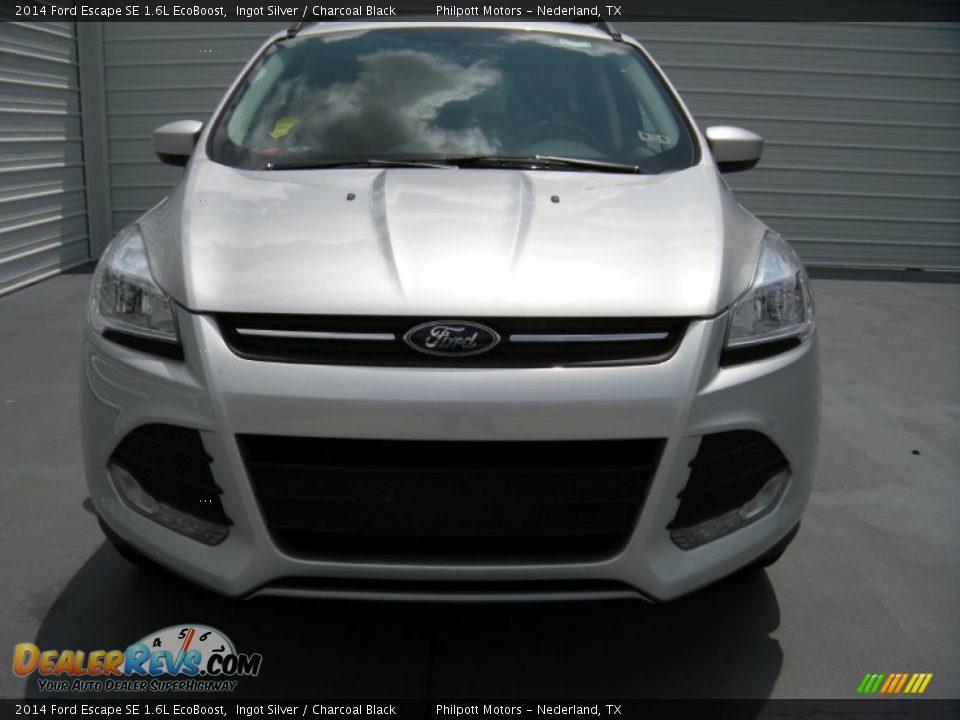 2014 Ford Escape SE 1.6L EcoBoost Ingot Silver / Charcoal Black Photo #8