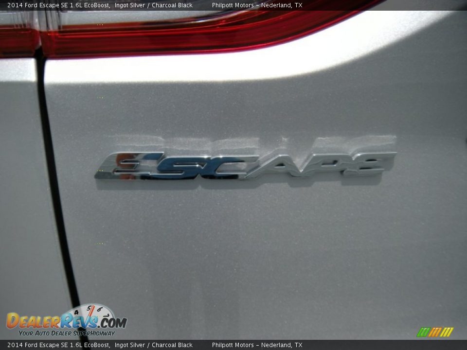 2014 Ford Escape SE 1.6L EcoBoost Ingot Silver / Charcoal Black Photo #13