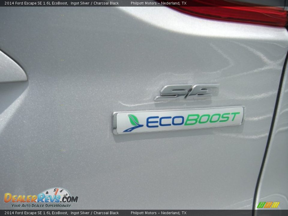 2014 Ford Escape SE 1.6L EcoBoost Ingot Silver / Charcoal Black Photo #14