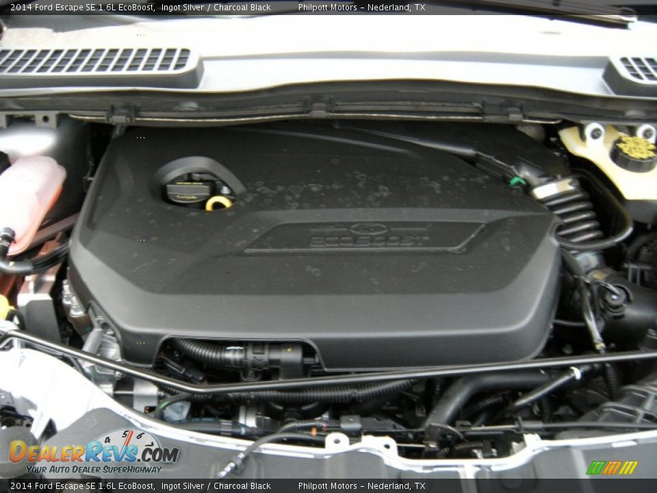 2014 Ford Escape SE 1.6L EcoBoost Ingot Silver / Charcoal Black Photo #15