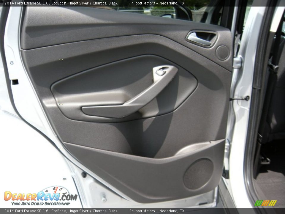 2014 Ford Escape SE 1.6L EcoBoost Ingot Silver / Charcoal Black Photo #18